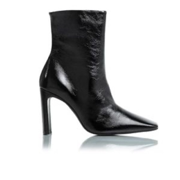 SOLD - L’Intervalle Black Leather Ankle Boots Size EU 38 - Picture 9 of 9